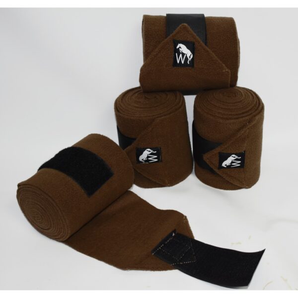 Fleece bandages in Brown and Khaki - Image 2