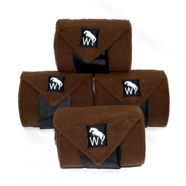 Fleece bandages in Brown and Khaki