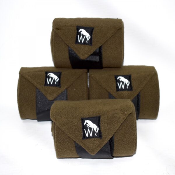 Fleece bandages in Brown and Khaki - Image 3